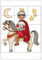 Vorschau - Spiele - Laufspiel - Sankt Martin Puzzle für den Sportunterricht - St. Martin - Seite 2
