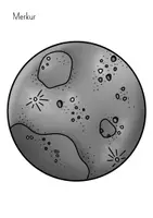 Vorschau - Unterrichtsreihen - Planeten und Sonnensystem - Tafelmaterial und Bildmaterial für Hefteintrag - Seite 1