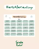 Vorschau - Arbeitsblätter - Herbstferienbingo - Deckblatt
