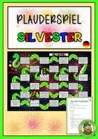 Vorschau - Unterrichtsreihen - Plauderspiel SILVESTER (Brettspiel) - Deckblatt