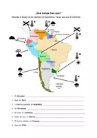 Vorschau - Arbeitsblätter - hablar del tiempo / describir el tiempo en Sudamérica / verbos metereológicos - Seite 3