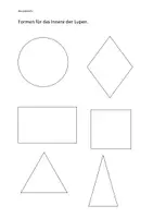 Vorschau - Mal- und Bastelvorlagen - Geometrie-Lupen + passende Aufgabenkärtchen - Seite 3