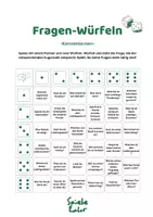 Vorschau - Arbeitsblätter - Fragen-Würfeln -Kennenlernen- - Seite 1