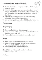 Vorschau - Arbeitsblätter - Lesespaziergang Sommer am Strand (4-fach differenziert) - Seite 2