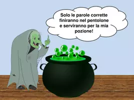 anteprima - Esercizi - La strega ortografica - Gruppo "gn" (con la "i" o senza?) - Pagina 1