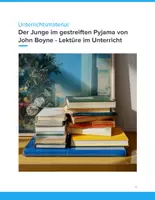 Vorschau - Unterrichtsreihen - Unterrichtsmaterial: Der Junge im gestreiften Pyjama von John Boyne - Deutsch SEK II - Deckblatt