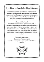 anteprima - Esercizi - Raccolta di materiali per la Giornata della Gentilezza - Pagina 1