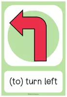 Vorschau - Arbeitsblätter - Giving Directions / Wegbeschreibung – Directions, Orientierung, Weg finden, Englisch, Materialpaket, Speaking Activity, Vocabulary, Wortschatz, Sätze, Bildkarten, Arbeitsblatt | Englischunterricht, Klasse 4, 5, 6, Grundschule, Sekundarstufe - Seite 3