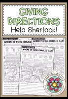 Vorschau - Arbeitsblätter - GIVING DIRECTIONS - Help Sherlock (3-fach differenziert) - Deckblatt