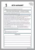 Vorschau - Arbeitsblätter - Discussion: Should AI be banned in schools? - Seite 2