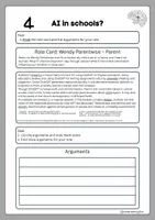 Vorschau - Arbeitsblätter - Discussion: Should AI be banned in schools? - Seite 3