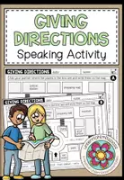 Vorschau - Arbeitsblätter - GIVING DIRECTIONS - Speaking Activity (Worksheet) - Deckblatt