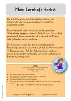 Vorschau - Unterrichtsreihen - Lernheft Herbst - Inklusion, Förderschule, Vorschule, 1. Klasse - Seite 2