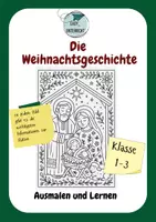 Vorschau - Arbeitsblätter - Die Weihnachtsgeschichte - Deckblatt