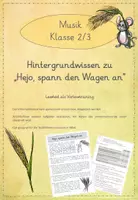 Vorschau - Arbeitsblätter - Leseübungen zum sinnentnehmenden Lesen: Hejo, spann den Wagen an - Deckblatt