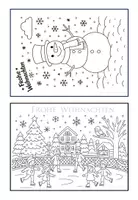 Vorschau - Bildkarten - Ausmalbilder Weihnachtskarten - Seite 2