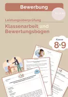 Vorschau - Klassenarbeiten - Klassenarbeit und Bewertungsbogen - Deckblatt
