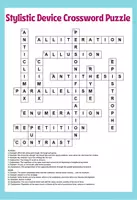 Vorschau - Arbeitsblätter - Stylistic Device - Crossword Puzzle - Seite 2