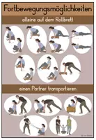Vorschau - Bildkarten - Rollbrett fahren - Bildkarten für Fortbewegungsmöglichkeiten, Regeln, Rollbrettparcours & kleine Spielideen - Seite 3