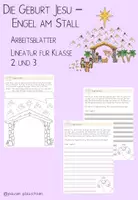 Vorschau - Arbeitsblätter - Materialpaket - Weihnachtsgeschichte aus Sicht der Engel - Seite 1
