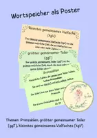 Vorschau - Poster - Primzahlen, ggT, kgV - Deckblatt
