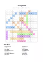 Vorschau - Unterrichtsreihen - Englisch Wortsuchrätsel – Autumn / Herbst - Deckblatt