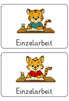 Vorschau - Präsentationen/Tafelbilder - Sozialformen Tigerklasse – 46 Visualisierungskarten | Unterricht transparent gestalten - Seite 2