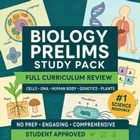 Aperçu - Préparation de séance / Séance complète - Biology Prelims Study Pack | Full Curriculum Review - Page de couverture