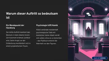 Vorschau - Präsentationen/Tafelbilder - Der zerbrochene Krug – 3. Auftritt einfach erklärt | Traum, Schuld & Analyse fürs Deutsch Abitur - Seite 2