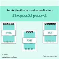 Aperçu - Jeux - Jeu de familles - Impératif présent - Page de couverture