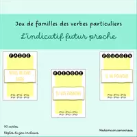 Aperçu - Jeux - Jeu de familles - Indicatif futur proche - Page de couverture