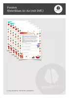 Vorschau - Arbeitsblätter - Feesten - Sinterklaas (A1_A2 Niveau) mit Differenzierung - Deckblatt