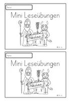 Vorschau - Arbeitsblätter - Lese-Mini NIKOLAUS | Leseübungen - Seite 2