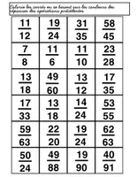 Aperçu - Cartes d'exercices - Coloriage par les fractions : addition et soustractions - Page 3
