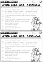Vorschau - Arbeitsblätter - GIVING DIRECTIONS - Worksheets (Arbeitsblätter Bundle) - Seite 3