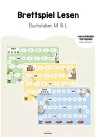 Vorschau - Spiele - Brettspiel Lesen - Buchastabe M,L - Deckblatt