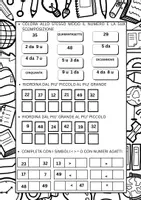 anteprima - Esercizi - NUMERI ENTRO IL 50 - Pagina di copertina