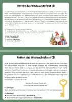 Vorschau - Arbeitsblätter - Lesespurgeschichte: Rettet das Weihnachtsfest - Klasse 2/3 - Seite 2