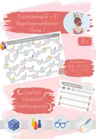 Vorschau - Spiele - Buchstabenspiel R - Regenbogenwettrennen Klasse 1 - Deckblatt