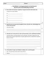 Vorschau - Arbeitsblätter - Lernzielkontrolle im Fach Deutsch - Sprache untersuchen & Richtig schreiben Klasse 4 - Seite 1