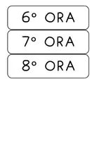 anteprima - Flashcard - Cartellini Orario delle Lezioni - Scuola Primaria - Pagina 1