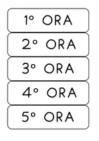 anteprima - Flashcard - Cartellini Orario delle Lezioni - Scuola Primaria - Pagina di copertina
