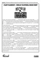 Aperçu - Feuilles d'exercices - FAST FASHION – Reading & Use of English - Page 1