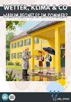Vorschau - Arbeitsblätter - Wetter Klima & Co - Warum regnet es im Sommer? - Deckblatt