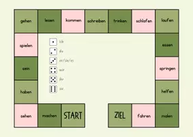 Vorschau - Spiele - Grammatikspiele Grundschule – Nomen, Adjektive & Verben (3 Lernspiele) - Seite 3