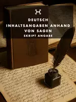 Vorschau - Unterrichtsreihen - Inhaltsangaben anhand von Sagen Jgst. 6/7 (Skript inkl. Hörtexte) - Deckblatt
