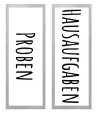 Vorschau - Poster - Hausaufgabentafel - Wortkarten zur Anschrift - Seite 2