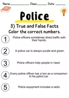 Vorschau - Arbeitsblätter - Polizei / Police: Reading comprehension & vocabulary - Englisch - Seite 3