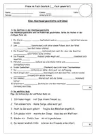 Vorschau - Arbeitsblätter - Probe zum Arbeitsheft Abenteuergeschichten - Probearbeit - Lesitungsfeststellung - Seite 1