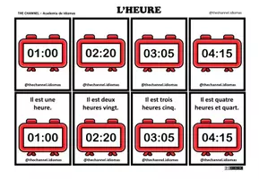 Vista previa - Juegos / Gamificación - L’HEURE – Jeu de mémoire avec 40 cartes interactives - página 1